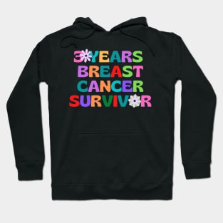 3 years breast cancer survivor Hoodie